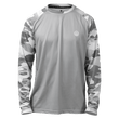 Load image into Gallery viewer, Odyssey Activewear Arctic Camo jersey with a grey and white camouflage colour scheme
