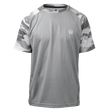 Load image into Gallery viewer, Odyssey Activewear Arctic Camo T-shirt with a grey and white camouflage colour scheme