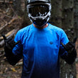 Load image into Gallery viewer, Triangulation Cobalt Long Sleeve MTB Jersey