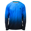 Load image into Gallery viewer, Odyssey Activewear Triangulation Cobalt jersey with a blue triangle pattern