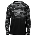Dark Camo Long Sleeve Performance MTB Jersey
