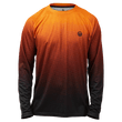 Load image into Gallery viewer, Odyssey Activewear Triangulation Molten jersey with a orange triangle pattern