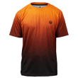 Load image into Gallery viewer, Odyssey Activewear Triangulation Molten T-shirt with a orange triangle pattern