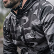 Load image into Gallery viewer, Dark Camo Tech Hoodie