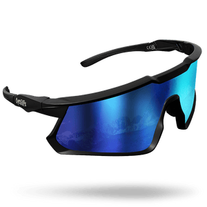 Odyssey Activewear Cyclops sports sunglasses with Ice Blue lens