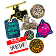 Load image into Gallery viewer, Layout of all 8 sticker designs in the Odyssey Activewear Sticker Pack