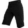 Load image into Gallery viewer, Odyssey Activewear Shield Shorts in black with embroidered logo on the leg