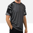 Load image into Gallery viewer, Dark Camo Short Sleeve MTB Jersey (Sleeves Only Design)