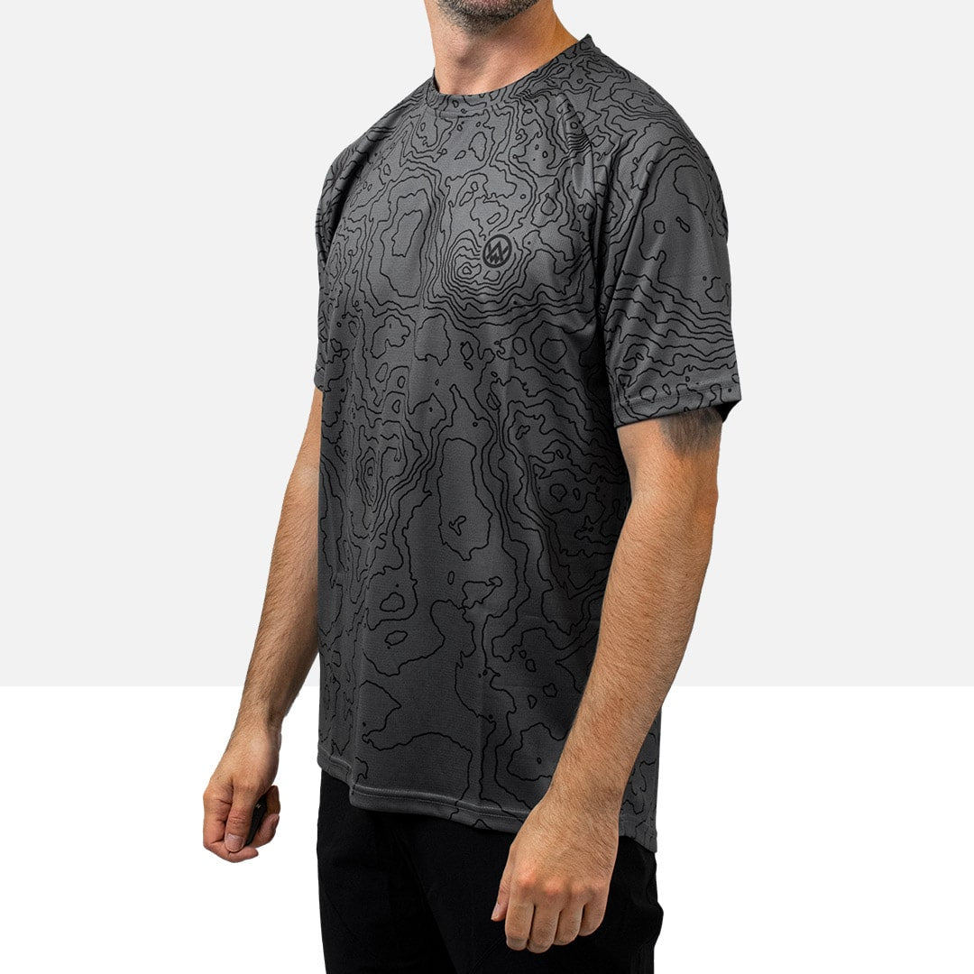 Contour Fishing Jersey - Grey/Black – Outer Line