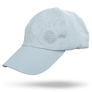 Odyssey Activewear “Aether” Trail Cap in the Light colour option