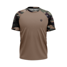 Woodland Camo Short Sleeve MTB Jersey (Sleeves Only Design)