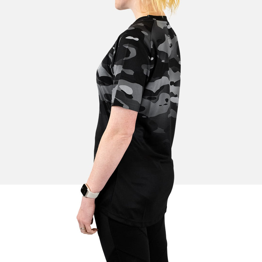 Women’s Dark Camo Short Sleeve Technical T-Shirt