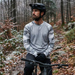 Load image into Gallery viewer, Arctic Camo Long Sleeve MTB Jersey (Sleeves Only Design)
