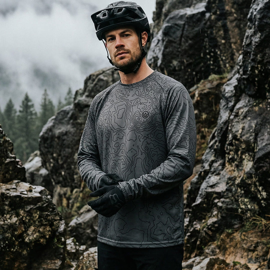 mountainbike longsleeve Contour Slate Trail MTB Jersey · Grey mountain bike jersey · Odyssey Activewear Gucci X Adidas Handschuhe bikeschloss Handschuh-Grösse:S Whether your hitting the