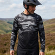 Load image into Gallery viewer, Dark Camo Long Sleeve Performance MTB Jersey
