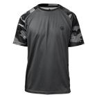Dark Camo Short Sleeve Performance MTB Jersey (Sleeves Only Design)
