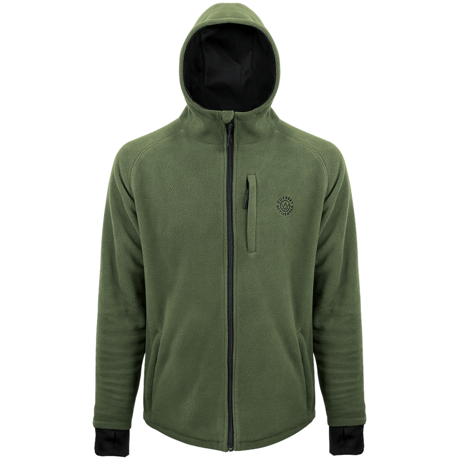 Hooded polar fleece jacket online