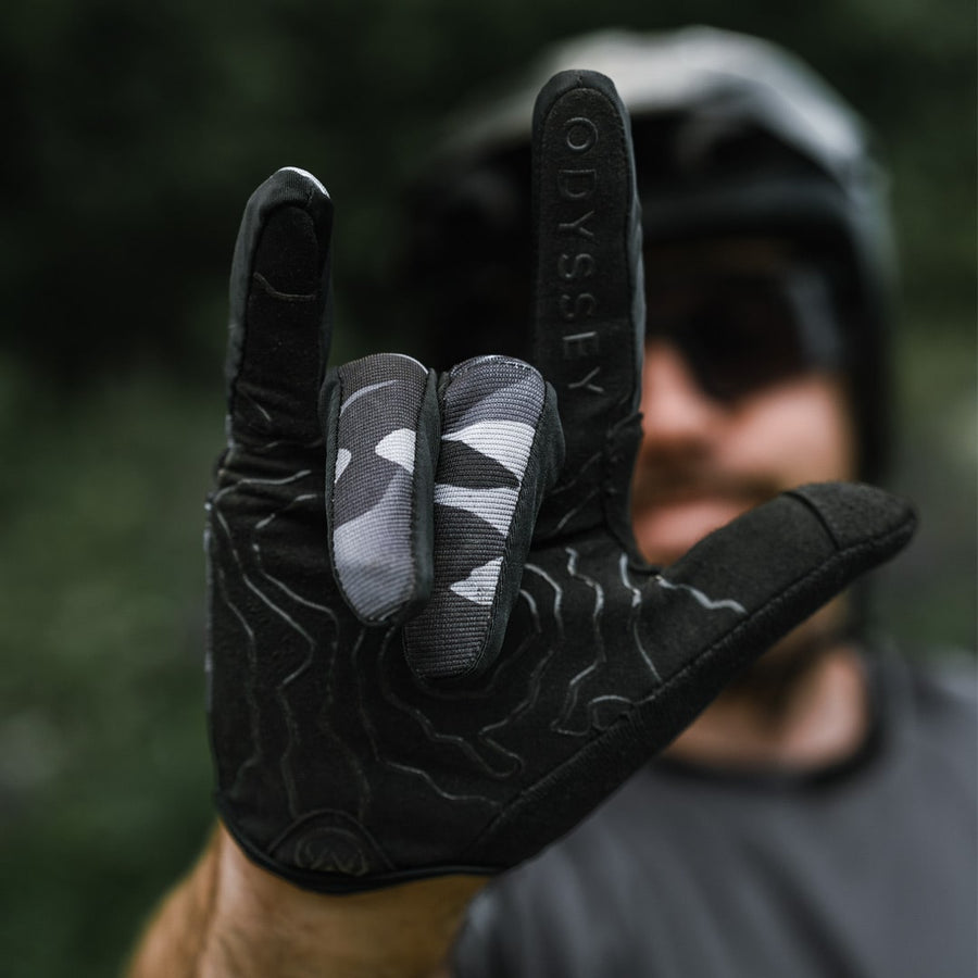 mtb handschuhe camo Dark Camo MTB Gloves · Odyssey Activewear