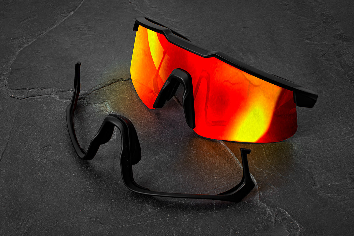 Odyssey Activewear Cyclops Sports Sunglasses with full-frame and half-frame options