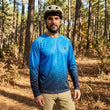 Load image into Gallery viewer, Triangulation Cobalt Long Sleeve MTB Jersey
