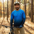 Load image into Gallery viewer, Triangulation Cobalt Long Sleeve MTB Jersey
