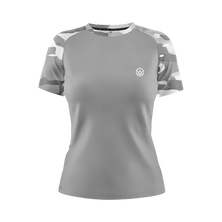 Women’s Arctic Camo Short Sleeve Technical T-Shirt (Sleeves Only Design)