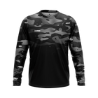 Dark Camo Long Sleeve MTB Jersey