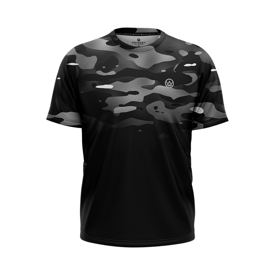 Dark Camo Short Sleeve MTB Jersey Odyssey Activewear