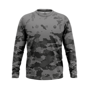 Odyssey Activewear Urban Digital Camo jersey with a grey pixel colour scheme