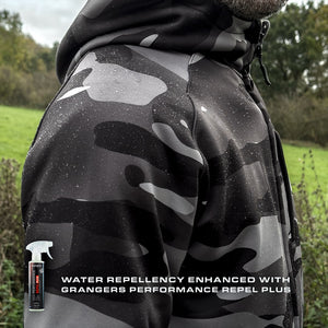 Camo Tech Hoodie waterproofing with Grangers Performance Repel Plus