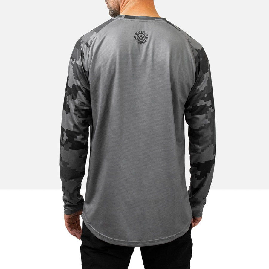 Urban Digital Camo Long Sleeve Jersey (Sleeves Only Design)