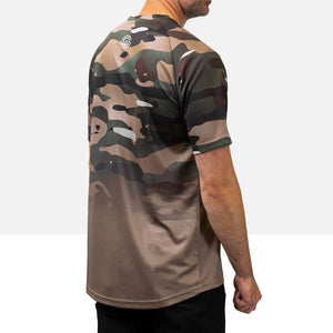 Woodland Camo Short Sleeve Technical T-Shirt