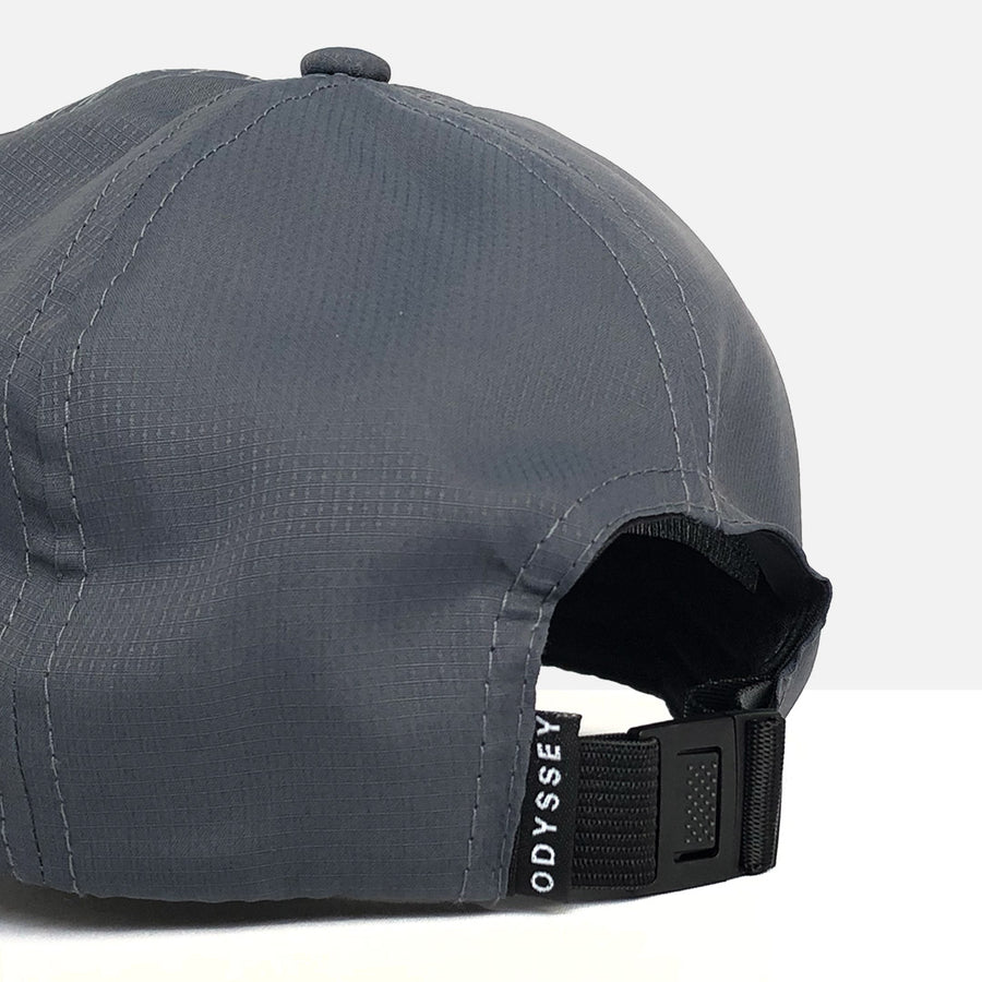 Odyssey Activewear “Aether” Trail Cap rear strap detail 