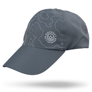 Odyssey Activewear “Aether” Trail Cap in the Dark colour option